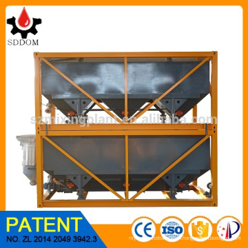 Patent product customized capacity concrete mixing plant stackable Horizontal Cement Silo